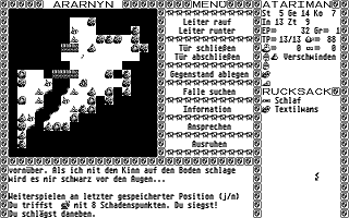 Ararnyn - Die Abenteuer eines Wichtel, Teil I: Das Tal des Riesen atari screenshot